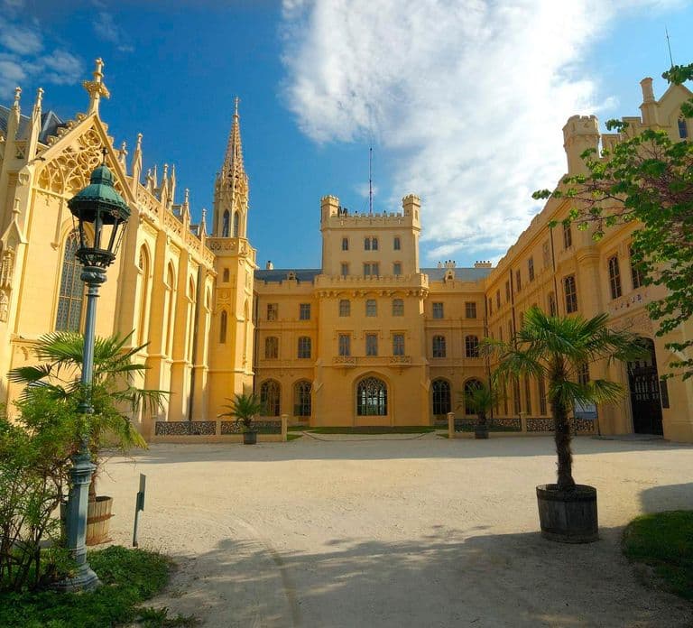 From Vienna and Bratislava: Moravia: Lednice Castle and park