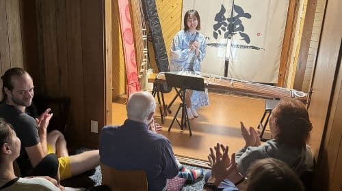 Kyoto: Traditional Concert at Townhouse or Bathhouse Day Tours
