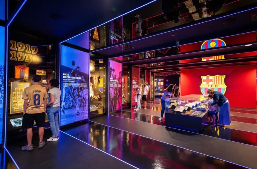 Barcellona: Biglietto per il Museo dell'FC Barcelona "Barça Immersive Tour"