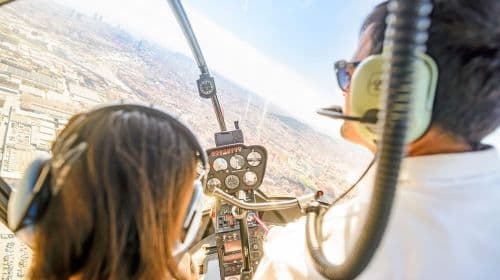 Barcelona: Panoramic Helicopter Flight & Boat Transfer Day Tours