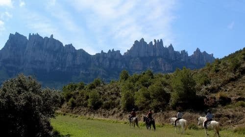 Montserrat National Park Paardrijtocht vanuit Barcelona