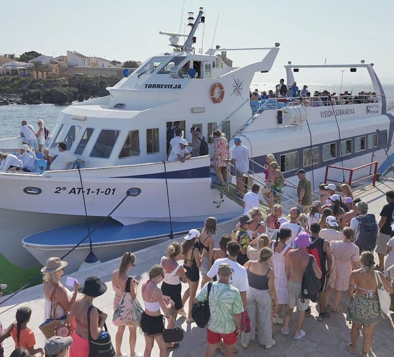 Torrevieja: Excursion to Tabarca by boat and underwater viewing