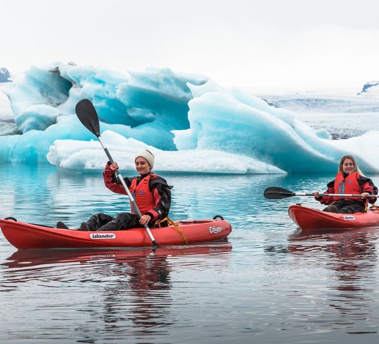 Jökulsárlón Glacier Lagoon Kayaking Tour