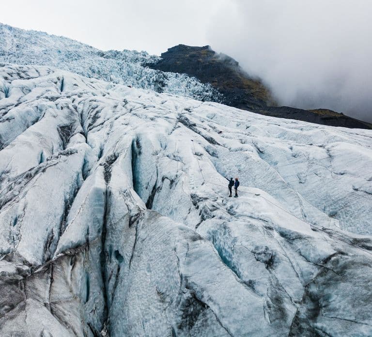 Skaftafell: Caminhada de meio dia na geleira do Parque Nacional Vatnajökull