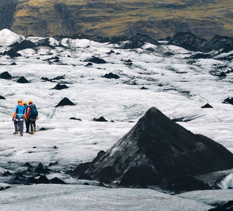 Sólheimajökull: Gletscherwanderung und Tour zur blauen Eishöhle