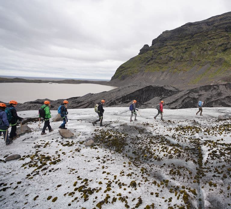 Vatnajökull : courte randonnée sur glacier avec transfert en 4x4