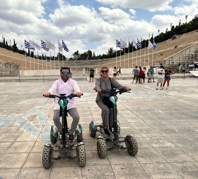 Best of Athens Electric Four-Wheel Scooter Tour