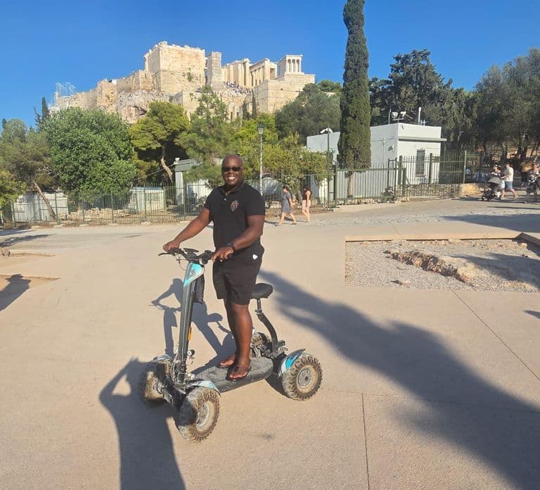 Best of Athens Electric Four-Wheel Scooter Tour
