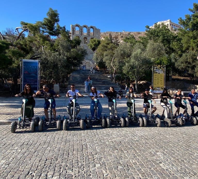 Meilleur tour d'Athènes en scooter électrique à quatre roues
