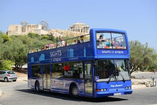 Combo Hop-On Hop-Off Bus in Athens, Piraeus and Beaches