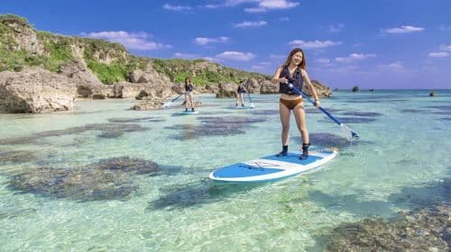 6 hours of diving and snorkeling experience in Miyako Island, Japan [[ADVENTURE PiPi Miyako Island] SUP/canoe & snorkeling experience]
