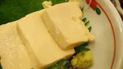 74 Comida viral japonesa: o famoso tofu de Quioto no Kiyomizu Junsei Okabeya