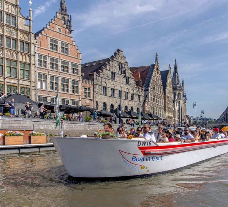Ghent: 50-Minute Medieval Center Guided Boat Trip