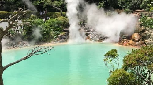 Beppu Kinrin Lake Autumn Viewing + Hells of Beppu + Kyushu Wildlife Park African Safari 1-day Tour Day Tours