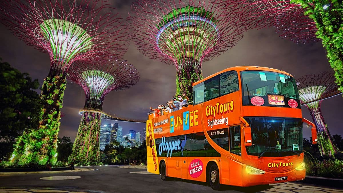 Gardens by the Bay 2 Domes plus gratis FunVee 2 uur