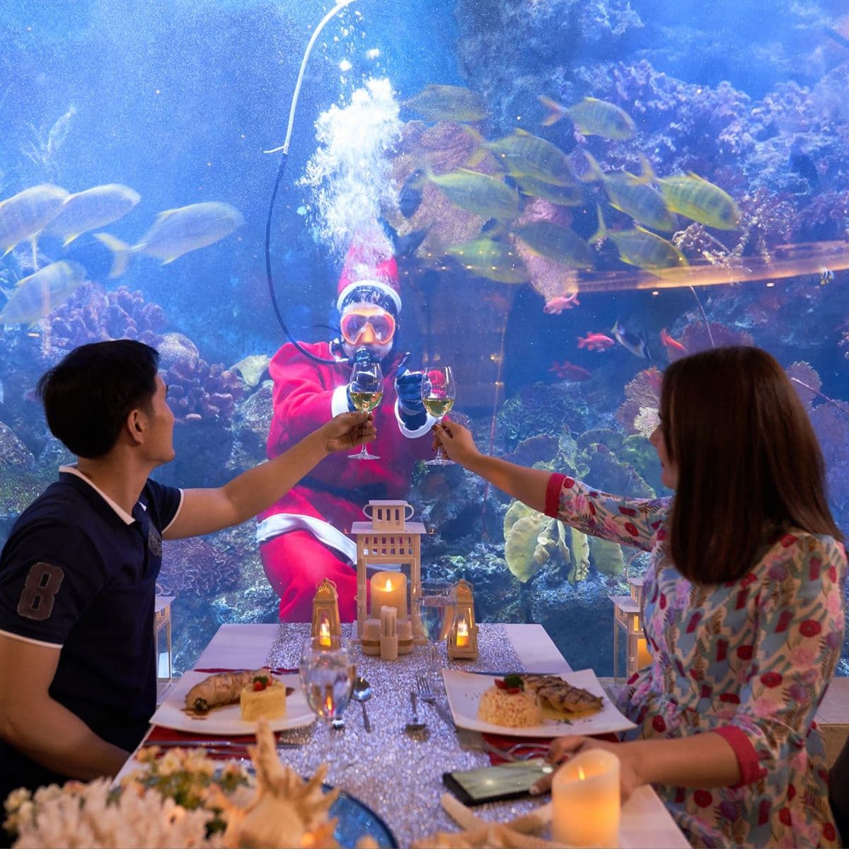 Copper Aquarium Restaurant à l'Amaranta Hotel Bangkok