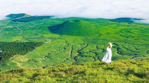 Kostenloser Mount Aso Shuttle: 1-Tagestour Kumamoto Castle + Mount Aso + Kusasenri