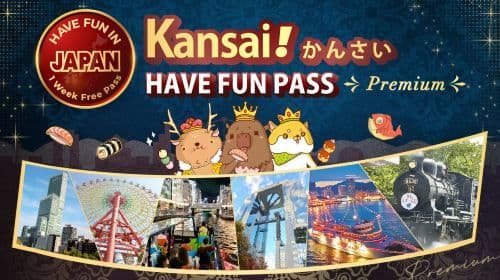 [Optional Universal Studios Japan/JR Pass] Premium Have Fun in Kansai Pass 1-Wochen-Freipass