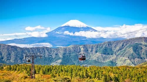 Hakone Owakudani and Lake Yamanaka 일일 투어, Hakone Ropeway 무료 이용, 9인승 소규모 그룹 이동 옵션
