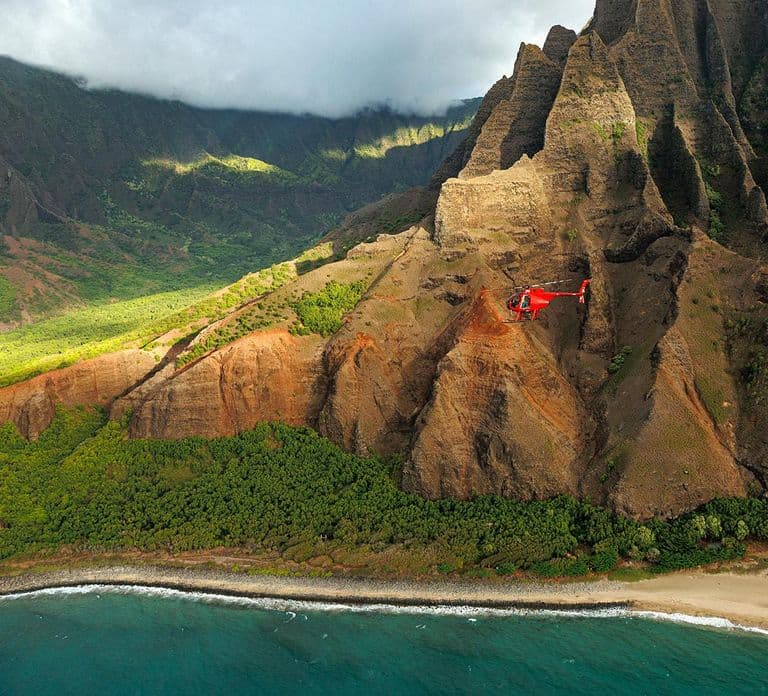 Kauai: Volo in elicottero Hughes 500 per 4 passeggeri senza porte