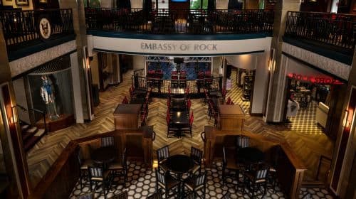 Maaltijd bij het Hard Rock Cafe Washington DC Day Tours