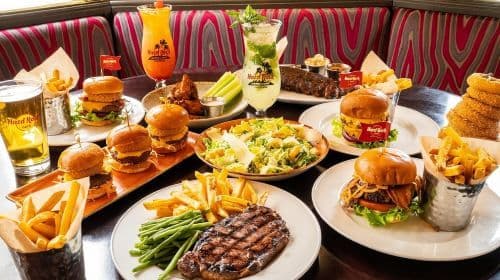 Maaltijd bij het Hard Rock Cafe Washington DC Day Tours