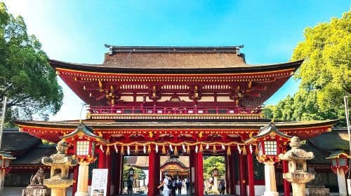 Japan Fukuoka Nyoirin-ji Temple on Qingying Mountain, Mount Yufu Trailhead, Yufuin, and Beppu Hells One-Day Tour Day Tours