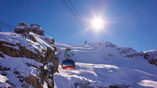 Mt Titlis Seilbahn ab Engelberg mit Ice Flyer