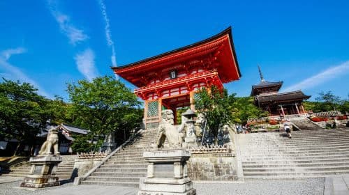 Japonia Kioto Świątynia Kiyomizu Chram Fushimi Inari Park Nara Świątynia Todaiji 13-osobowa wycieczka jednodniowa w małej grupie