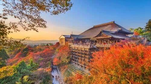 Excursão de 1 dia ao Templo Kiyomizu-dera + Fushimi Inari Taisha em Quioto, Japão