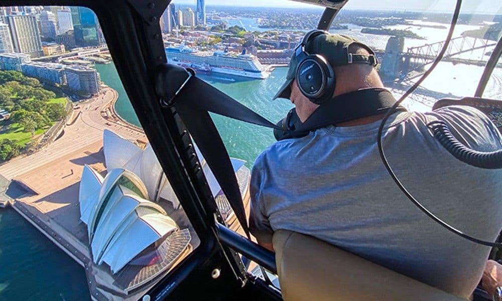Doors-Off-Helikopter-Fotoflug - Bis zu 3 Personen