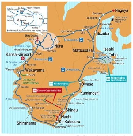 Jr Central-West Ise-Kumano-Wakayama Area Tourist Pass