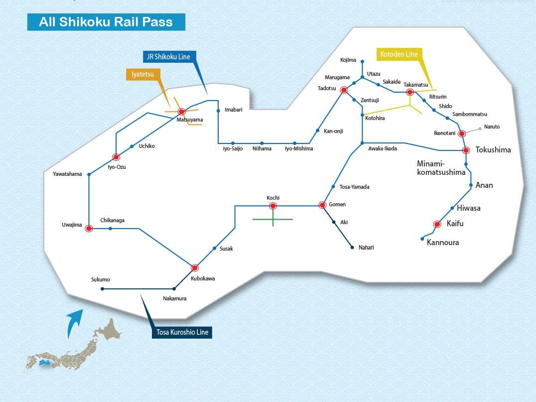 JR Shikoku - All Shikoku Rail Pass