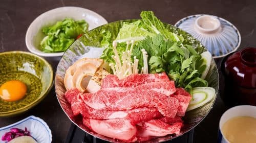 Tokyo Wagyu sukiyaki hotpot