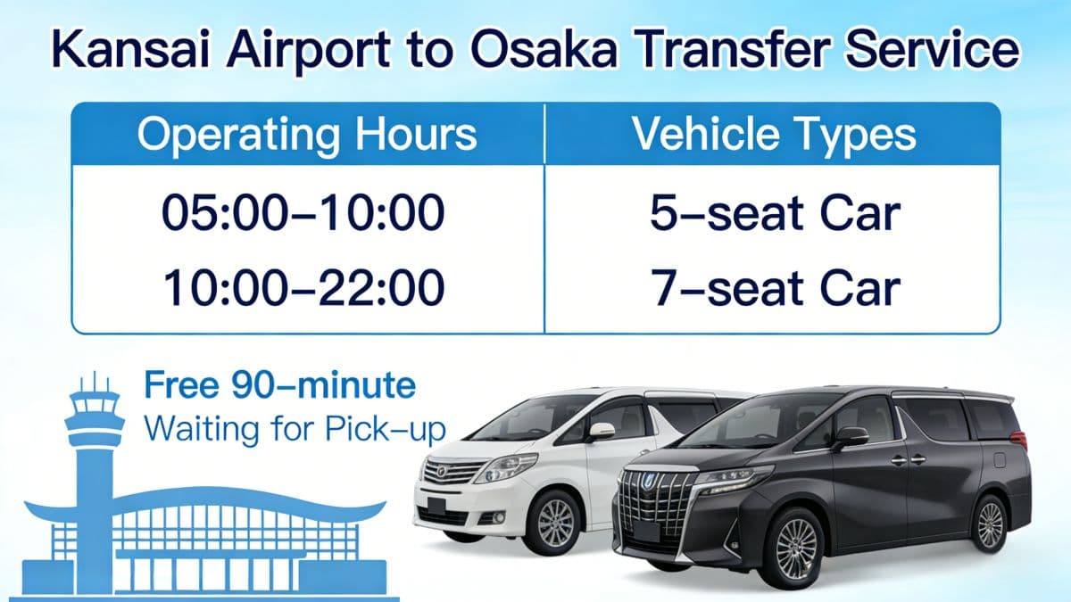 Kansai Airport ↔ Osaka 送迎サービス