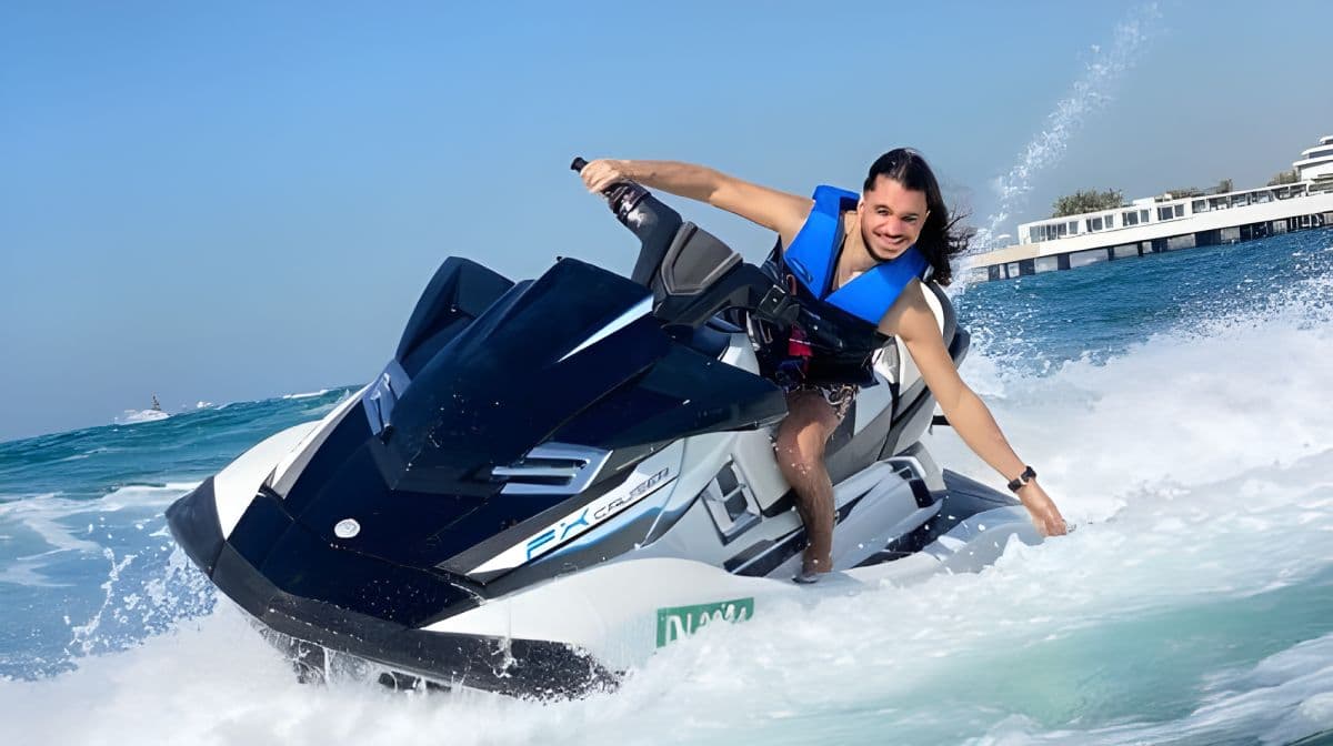 杜拜水上摩托車之旅 1 小時：Burj al Arab 與 Atlantis The Palm