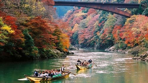 Kyoto "Kyoto Horse Carriage" Experience, Sagano Train, and Hozugawa Rafting one-day tour in Osaka, Japan Day Tours