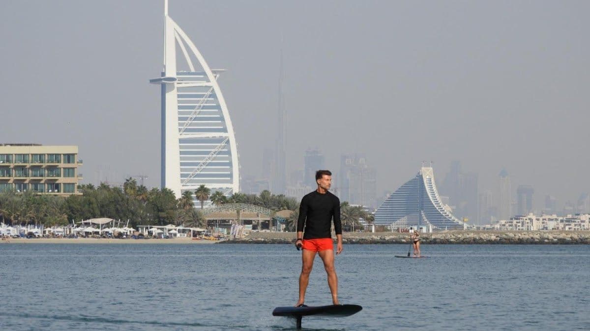 Stand Up Paddle Boarding (SUP) on The Palm Jumeirah - Rental for One Hour
