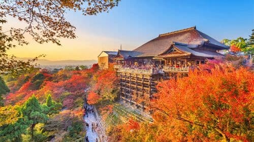 Świątynia Kiyomizu-dera w Kioto + Ninenzaka i Sannenzaka + Kinkaku-ji + Fushimi Inari Taisha, całodniowa wycieczka po Kioto