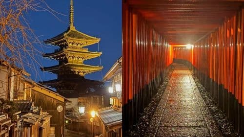 Magiczny nocny spacer po Kioto: Gion i Fushimi Inari (opcja prywatna) Wycieczki jednodniowe