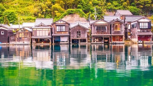 Kyoto Tango Sea Train + Amanohashidate + Ine Boat Houses 1-day tour, including train fare and optional boat ride