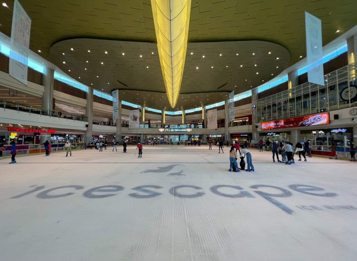 Icescape Ice Skating Rink at IOI City Mall Putrajaya