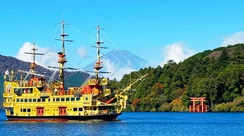 Mt Fuji & Hakone dagtour vanuit Tokio, terugkeer per kogeltrein