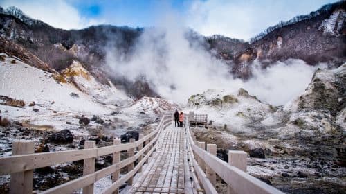 Excursão de um dia a Noboribetsu Hell Valley, Lake Toya e Showa Shinzan [Saída garantida para uma pessoa] Excursões de um dia