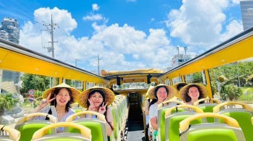 Okinawa: Double-Decker Open Top Bus Tour to American Village Day Tours