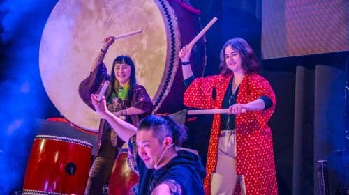 Osaka WADAIKO RHYTHM QUEST -Taiko drums workshop experience