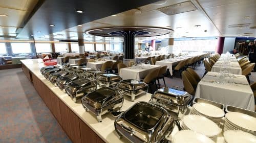 Osaka-Busan International Cruise Ship Panstar Miracle | Enjoy Buffet Delicacies and Scenic Ocean Views Along the Way Transport Passes