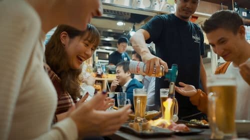 Shibuya Bar Hopping Tour (All-You-Can-Drink + Full Dinner) Day Tours