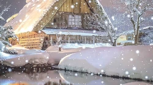 Shirakawa-go illumination bus route A|Round-trip Takayama Nohi Bus Center Transport Passes