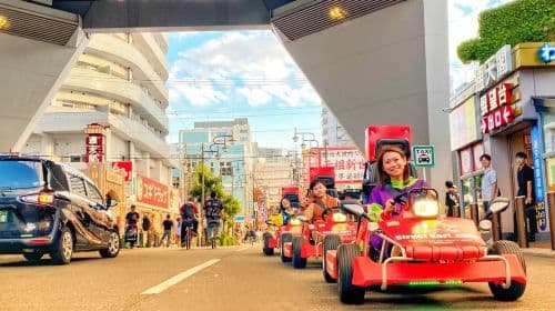 Street Kart | Experiência de Go-Kart nas Ruas de Osaka | Passando por Atrações Populares como Dotonbori e America Mura